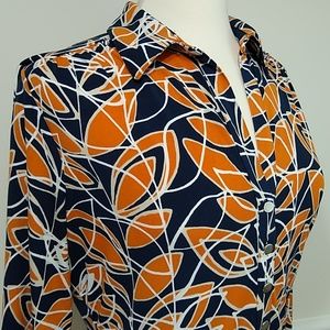 Alfani Retro Style Knit Tunic Top Stretchy